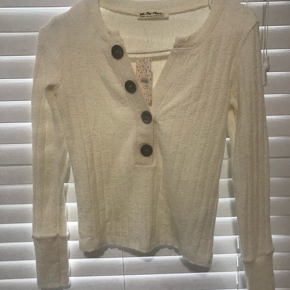 Free People Oliver Henley Long Sleeve  size XS - Picture 2 of 9